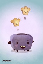 Tutsi y sus tostaditas by Piktorama