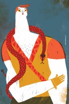 Hombre con serpiente by Malota