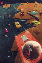 Space Cars by Dan Matutina for Red Lemon Club