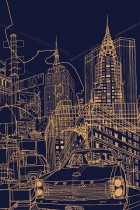 New York Night by David Bushell