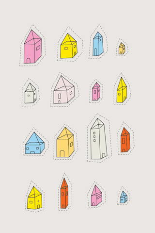 Transparent Houses by Judy Kaufmann