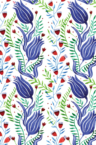 Flower Pattern by Ivana Bugarinovic