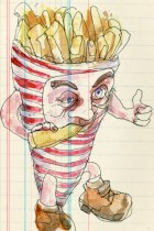 La fritte une fois by Lapin