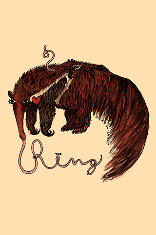 Ringing Anteater by Ricardo Cavolo