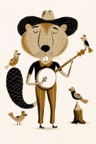 Banjo Beaver by Bjørn Rune Lie