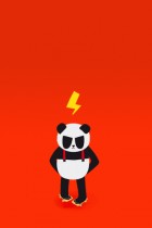 Bad Ass Panda by Laszlito Kovacs