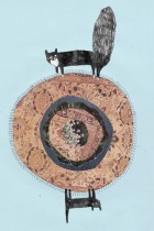 Doodle and Mudgey on a rug.jpg by Tom Edwards