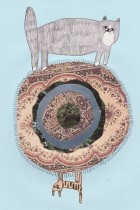 Max and rupert on a rug by Tom Edwards