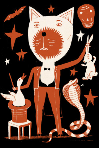 Magician Cat by Bjørn Rune Lie