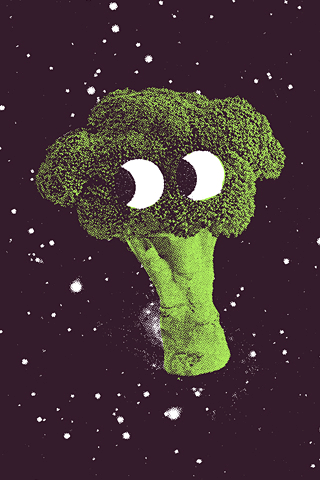Broccoli in Space by Tim Lahan