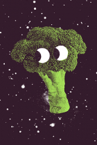 Broccoli in Space by Tim Lahan