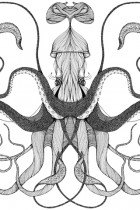 Mythical Squid by Daren Newman - Synergy Art