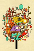 My Friend's Tree House by Miff Weaver
